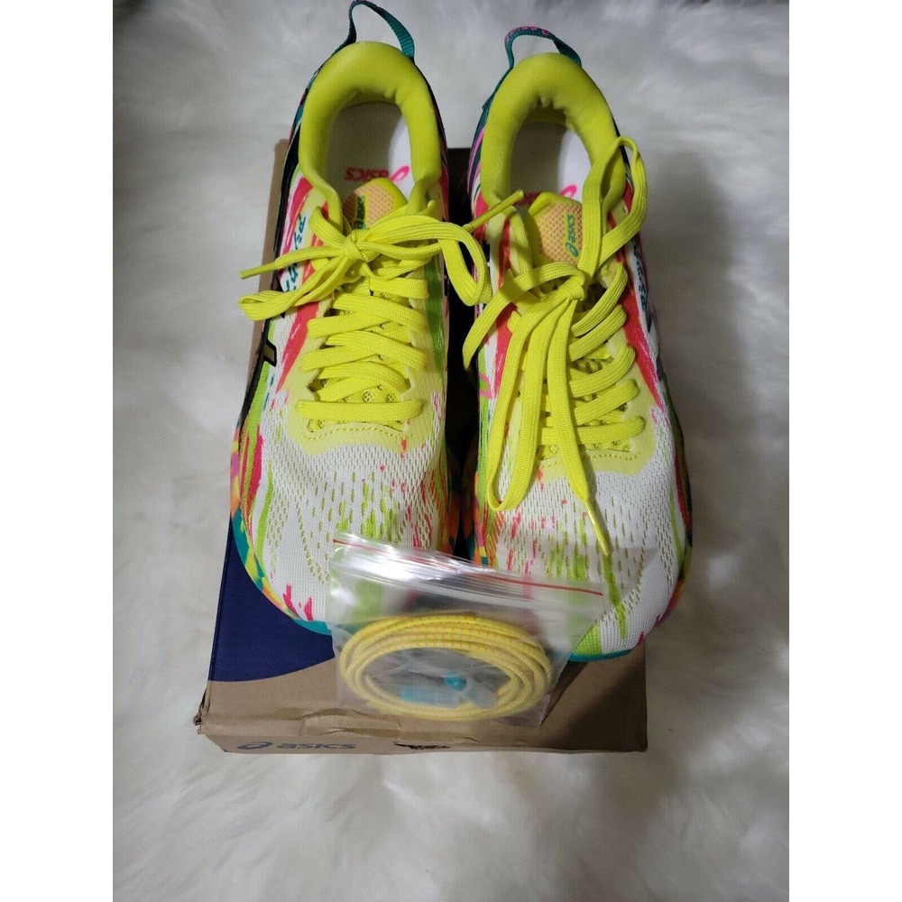 NEW Women's ASICS NOOSA TRI-13 Running Shoes Hot Pink Sour Yuzu US Size 5 1/2